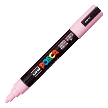 Imagem de PC-5M Posca  Rosa Claro Ponta 1.8 a 2.5mm - Uni-ball
