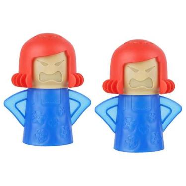 Imagem de Kit 2 Limpador Microondas A Vapor Mamãe Estresse Vinagre E Água - 123Ú