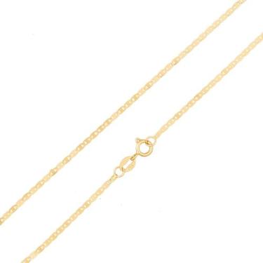 Imagem de Cordão Colar Corrente Feminina Em Ouro 18k Piastrine 40cm - DR Jóias