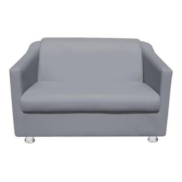 Imagem de Namoradeira Tilla Decorativa 2 Lugares Cinza - Neros Interiores