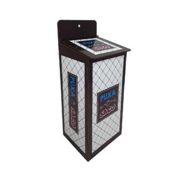 Imagem de Puxa Saco Parede Organização Cozinha Mdf Madeira Adesivado - ATACADÃO 