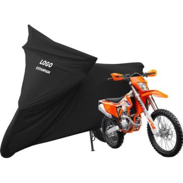Imagem de Capa De Tecido Para Cobrir Moto KTM 250 EXC-F 300 EXC - Mz, Preta