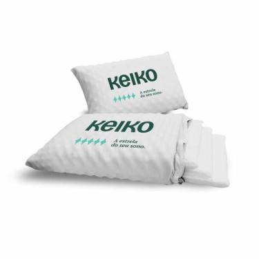 Imagem de Kit 2 Travesseiros Ajustáveis Tecido Inteligente Keiko - Keiko Colchõe