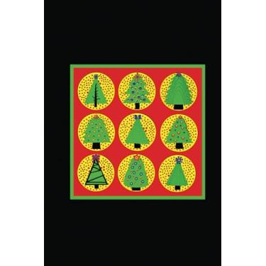 Imagem de CHRISTMAS TREE Notebook: LINED paper, 120 page 6”x9” wide/legal ruled composition pad with POP ART cover for school, college, English, science, travel ... like to stay between the lines: Structured