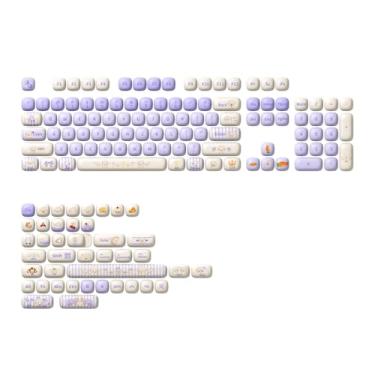 Imagem de Akko Conjunto de Teclas PBT Magic Lop Bunny MOG Profile 146 Teclas para Teclados Mecânicos