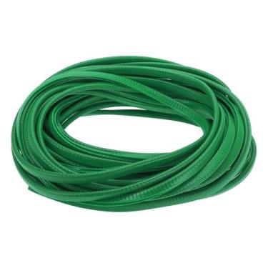 Imagem de Motoforti Tira de vedação protetora de borda de porta de carro universal tipo U protetor de proteção contra arranhões de porta, 15 m 15m, anticolisão de arranhões, ferro de PVC, verde