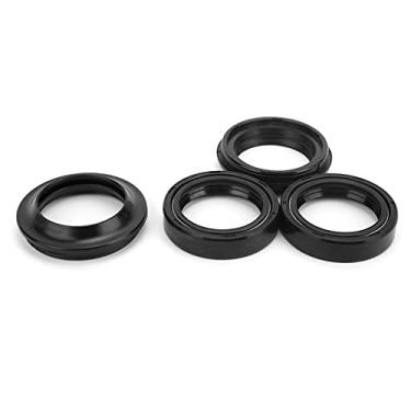 Imagem de Selos de óleo do Amortecedor-apto para Cbr250 Cbr 19 Nc 22 Vt250 Gz, 4 Pces Vedação de óleo Garfo Dianteiro Amortecedor de Borracha Capa Poeira