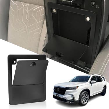 Imagem de psler Organizador oculto para console central - adequado para Honda Pilot 2023 2024 2025 bandeja de apoio de braço caixa de armazenamento oculta para piloto 2023-2025 acessórios interiores de carro