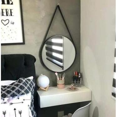 Imagem de Bancada Penteadeira de parede 60cm - kaza das prateleiras