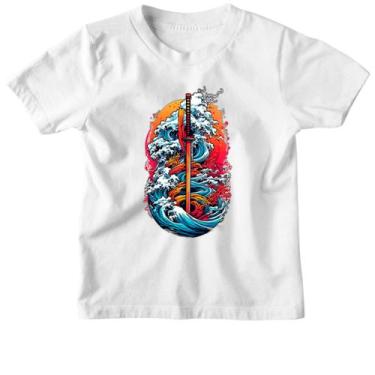 Imagem de Camiseta Infantil Ka tana colorful japao artwork - Alearts, 16