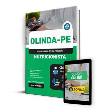 Imagem de Apostila Prefeitura de Olinda - PE 2024 - Nutricionista - Editora Solu