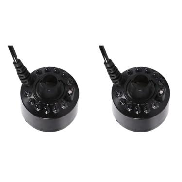 Imagem de Fabricante de Névoa de 2 Pces, Máquina de Névoa Fabricante de Névoa que Muda de Cor Com 12 Led para Fazer Conveniente e Fumaça