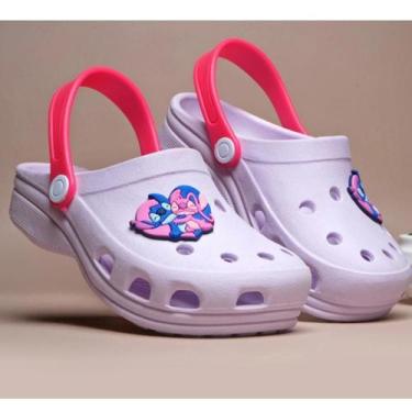 Imagem de Babuche Sandalia Infantil Stich Lilo Baby Leve e macio Solado antiderr
