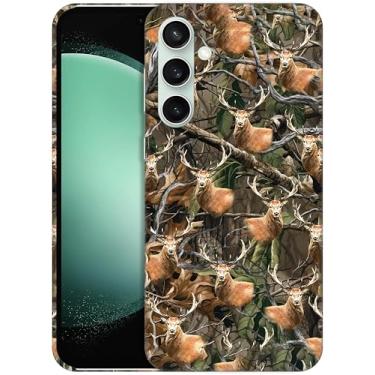 Imagem de GlamCase - Capa Camuflague DeerPrinted PC para S23 FE 5G Branca