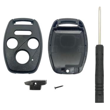 Imagem de Capa de chave de substituição Horande para Honda 2003-2009 Accord CR-V Ridgeline 2010 2011 Civic Pilot Capa para chave Fob