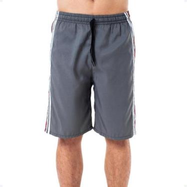 Imagem de Bermuda Masc Tactel Leve Esportivo Plus Size Verão Praia 381 - Geral, 