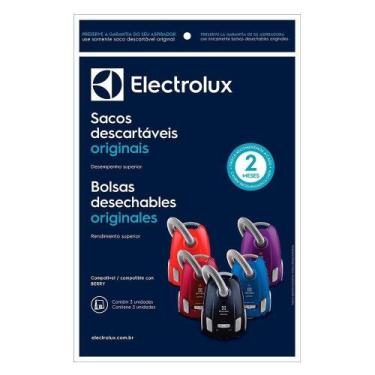Imagem de Saco Original Descartável Electrolux Berry SBEBE Kit 3 Und