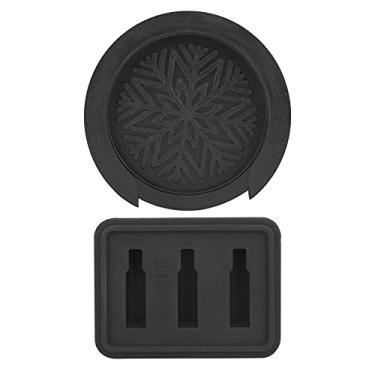 Imagem de Guitarra Mudo -Mudo Orifício Sonoro Tampa Acústica Kit de Ferramentas de Manutenção de Buster Acessórios de Instrumentos Musicais (BLACK)