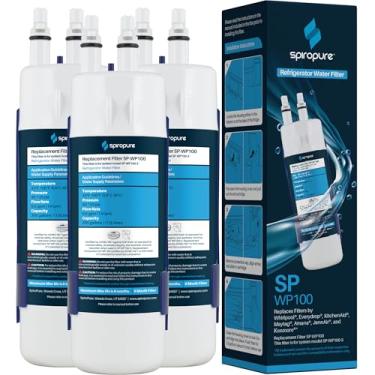 Imagem de SpiroPure Filtro de água de geladeira certificado pela NSF SP-WP100-3PK compatível com filtro W10295370A 1 9081 EDR1RXD1 9930 W10295370 46-9081 46-9930 Filter1 (pacote com 3)