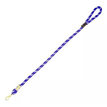 Imagem de Guia de Corda Roliça Grossa 1 Metro Azul 16mm - Furacão Pet
