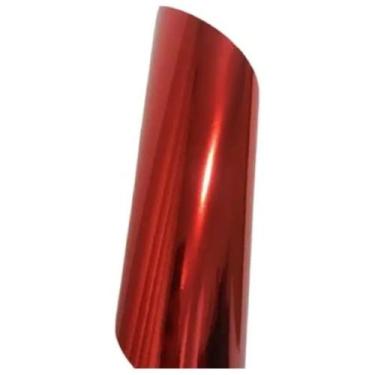 Imagem de Papel Laminado A4 Para Artesanato Vermelho 180g Com 20fls - Metalink