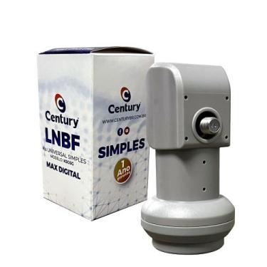 Imagem de Lnbf Simples Banda Ku Universal Antena 60 90 Sky - Century