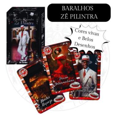Imagem de Baralho Tarot Malandro Zé Pilintra com Manual 36 Cartas - Baralhos Per