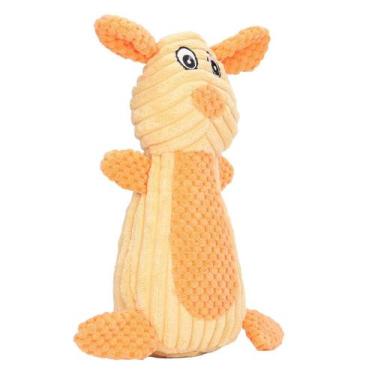 Imagem de Mordedor Pelucia Pet Cachorro Gato Petshop Brinquedo com Apito Dentiça