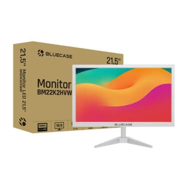 Imagem de Monitor Bluecase Led Full HD 21,5" HDMI Branco - BM22K2HVWW