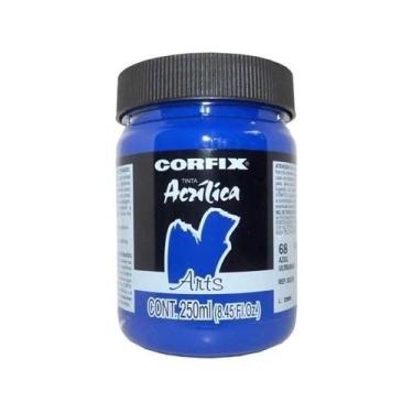 Imagem de Tinta Acrílica G1 Arts 068 Azul Ultramar 250ml Corfix, 068 - AZUL ULTR