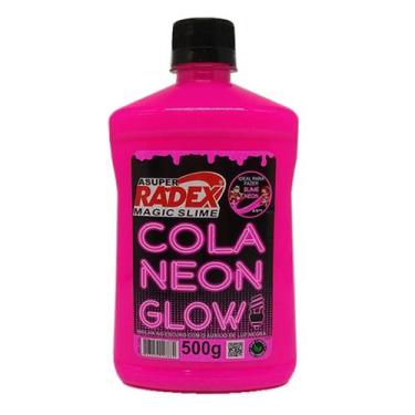 Imagem de Cola radex glow slime neon, Rosa