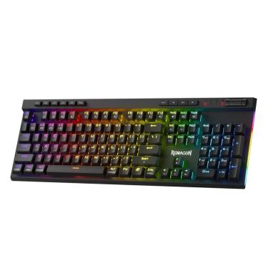 Imagem de Teclado para jogos rgb sem fio Redragon K580 pro com 104 teclas