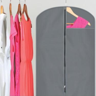 Imagem de Capa Protetora para Terno ou Vestido com Visor Lateral e Ziper (Capa Vestido - 01 unidade)