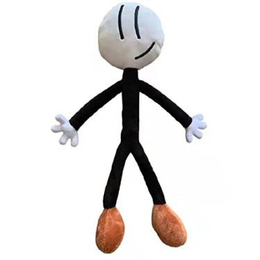 Imagem de ROSEWARD Friday Night Funkin Plush Toy Cute FNF Plushies for Kids Henry Stickman Toys, Stickman Figures10 in (Stickman)