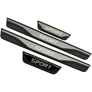 Imagem de GZBFTDH Proteção de Peitoril Soleira da Porta, para Mitsubishi ASX 2015-2020 Carro Acessórios, Aço Inoxidável Kick Plate Guard de Pedal de Limiar Protetor, Peças para Automóveis