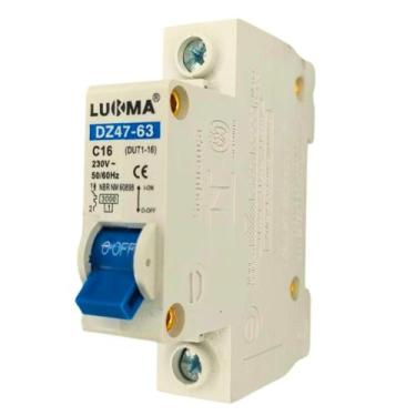 Imagem de Disjuntores Mini Din Unipolar Monopolar Monofásico 1 Fase Curva C Inme