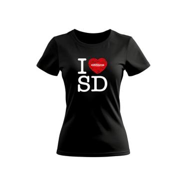 Imagem de Camiseta Babylook ´´ I Love Soundigital´´ Pt P