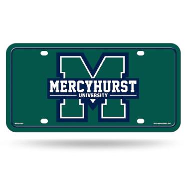 Imagem de Rico Industries Etiqueta automotiva de metal NCAA Mercyhurst Lakers 15 cm x 30 cm - Ótimo para caminhão/carro/SUV