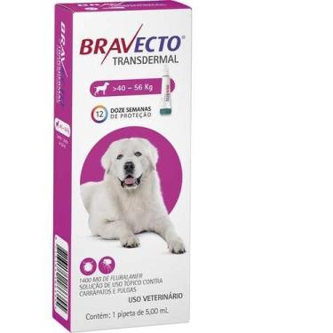 Imagem de Antipulgas e Carrapatos Bravecto Transmal Msd Cães 40 a 56kg