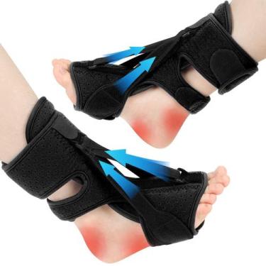 Imagem de Tala noturna para fascite plantar QZVOO Upgrade 3 ajustável
