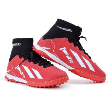 Imagem de chuteira society - impulso, Vermelho, 38