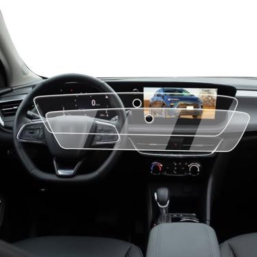 Imagem de Protetor de tela para Buick Encore GX/Envista 2024-2026 Navi + protetor de tela painel de 20 polegadas - 2 peças de nano filme para Encore GX/2024-2026 Envista 2024-2026 (preferencial/Sport Touring