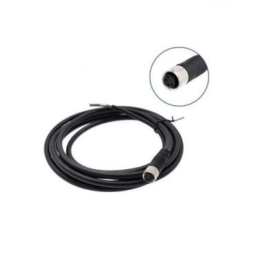 Imagem de CABO CONECTOR M8 Ci4-8 4 PINOS FEMEA RETO 5m - AOTORO