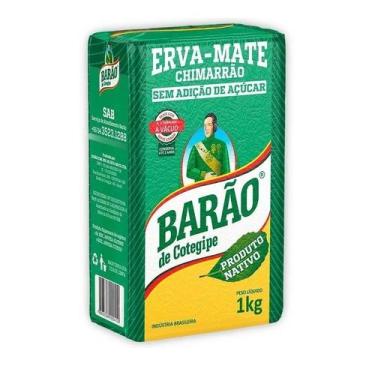 Imagem de Erva Mate Chimarrão BARÃO NATIVA Vácuo Sem Glúten 1Kg - Barão de Coteg