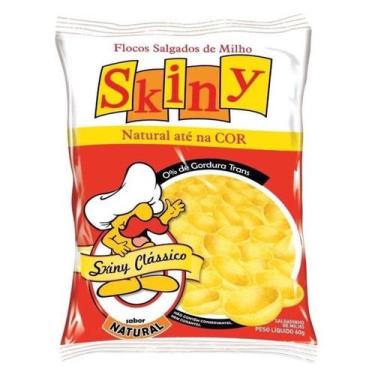 Imagem de Salgadinho Skiny 38g Sabor Natural clássico Com 30 Unidades