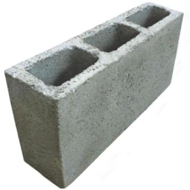 Imagem de Bloco de Concreto Vedação 9x19x39cm Com Fundo - VB BLOCOS - Sao jorge