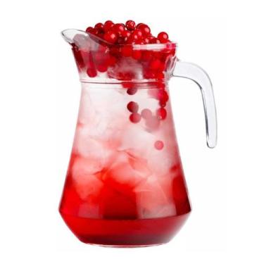 Imagem de Jarra De Vidro 1300ml 21x10,3cm Para Dia a Dia Suco e Agua Resistente 