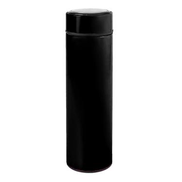 Imagem de Garrafa Térmica Inteligente De Inox 500ml Led Preto