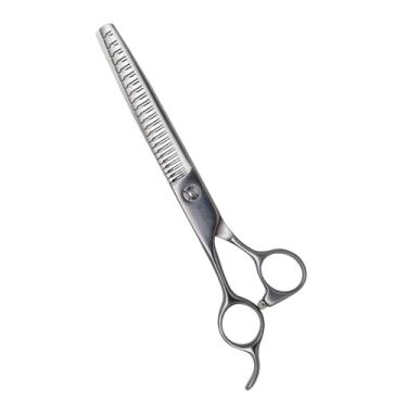 Imagem de SnipStar 7 polegadas Professional Pet Chunker tesouras mão esquerda VG10 aço 23 dentes natureza tesouras para cuidados de cães, taxa de diluição 90%