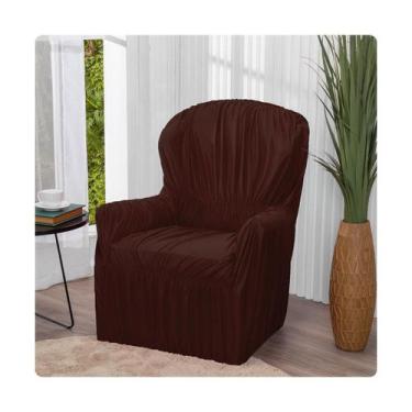 Imagem de Capa Poltrona do Papai 1 Lugar Malha Gel Elasticada Protetor Shop Casa